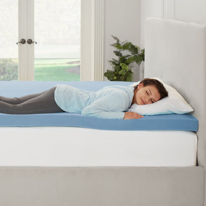 Mainstays 3 in Gel Memory Foam Mattress Topper, Twin — reference 4