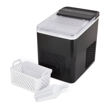 Mainstays Portable Countertop Ice Maker, 26 lbs Per Day, Compact Ice Machine with Quick Ice Cycles, No Plumbing Required, Black — reference 2