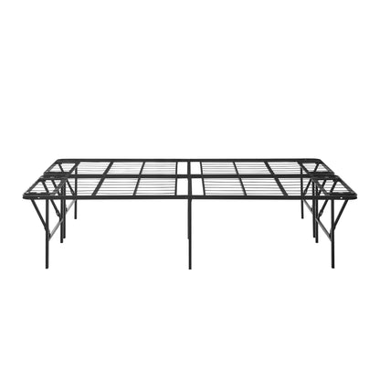 Mainstays Full 18" High Profile Foldable Steel Platform Bed Frame, Black — reference 5