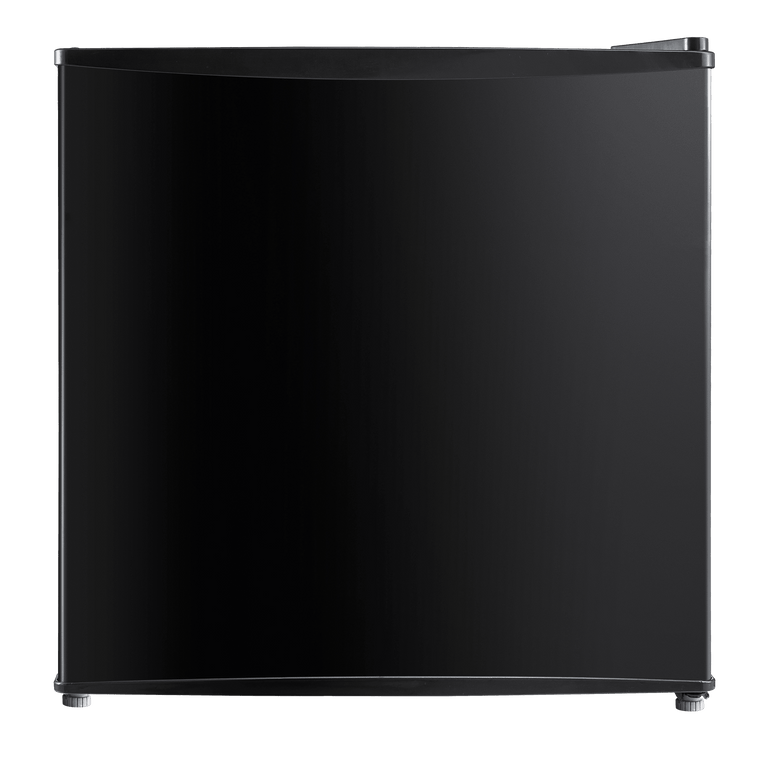Mainstays 1.7 cu ft Compact Mini Refrigerator, Freezerless Single Door Fridge, Black, for Dorm, Bedroom or Office