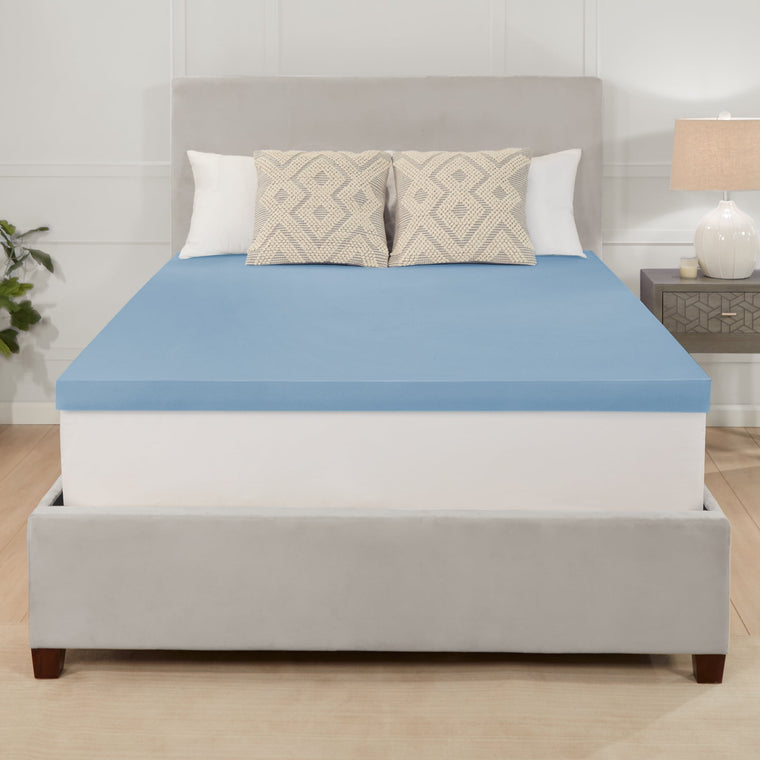 Mainstays 3 in Gel Memory Foam Mattress Topper, Twin