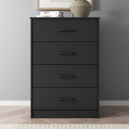 Mainstays Ardent 4-Drawer Dresser, Black