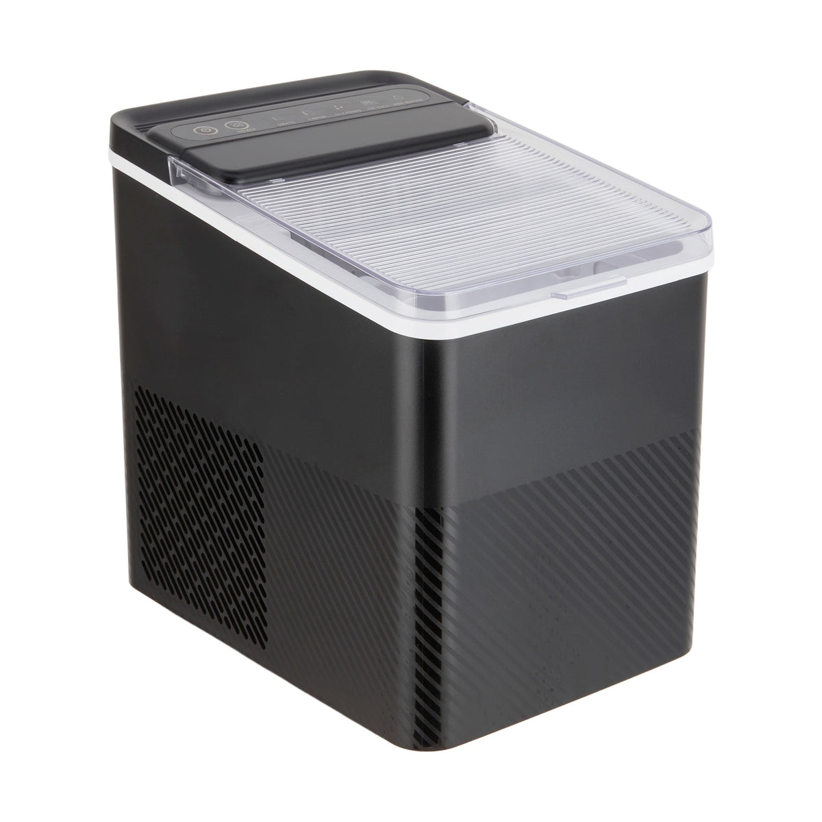 Mainstays Portable Countertop Ice Maker, 26 lbs Per Day, Compact Ice Machine with Quick Ice Cycles, No Plumbing Required, Black