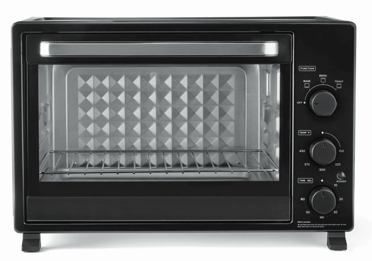Mainstays XL Toaster Oven, 34QT, 6-Slice, Black, 1500W