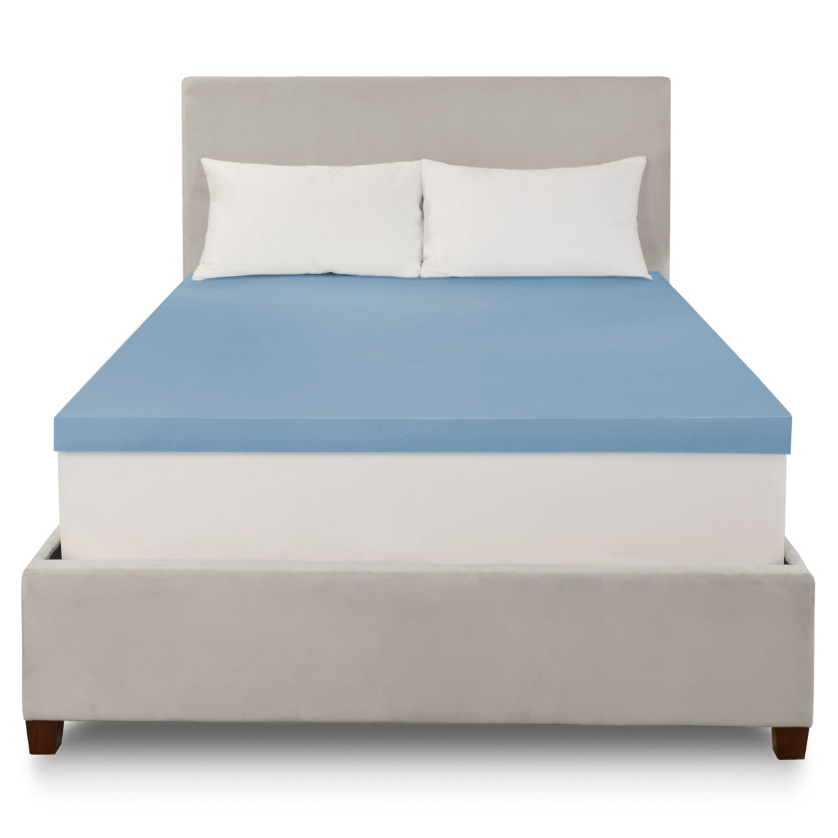 Mainstays 3 in Gel Memory Foam Mattress Topper, Twin — reference 5