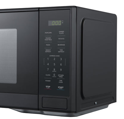 Mainstays Countertop Microwave Oven, Automatic Defrost, 1000W, 1.1 cu ft, Black — reference 5